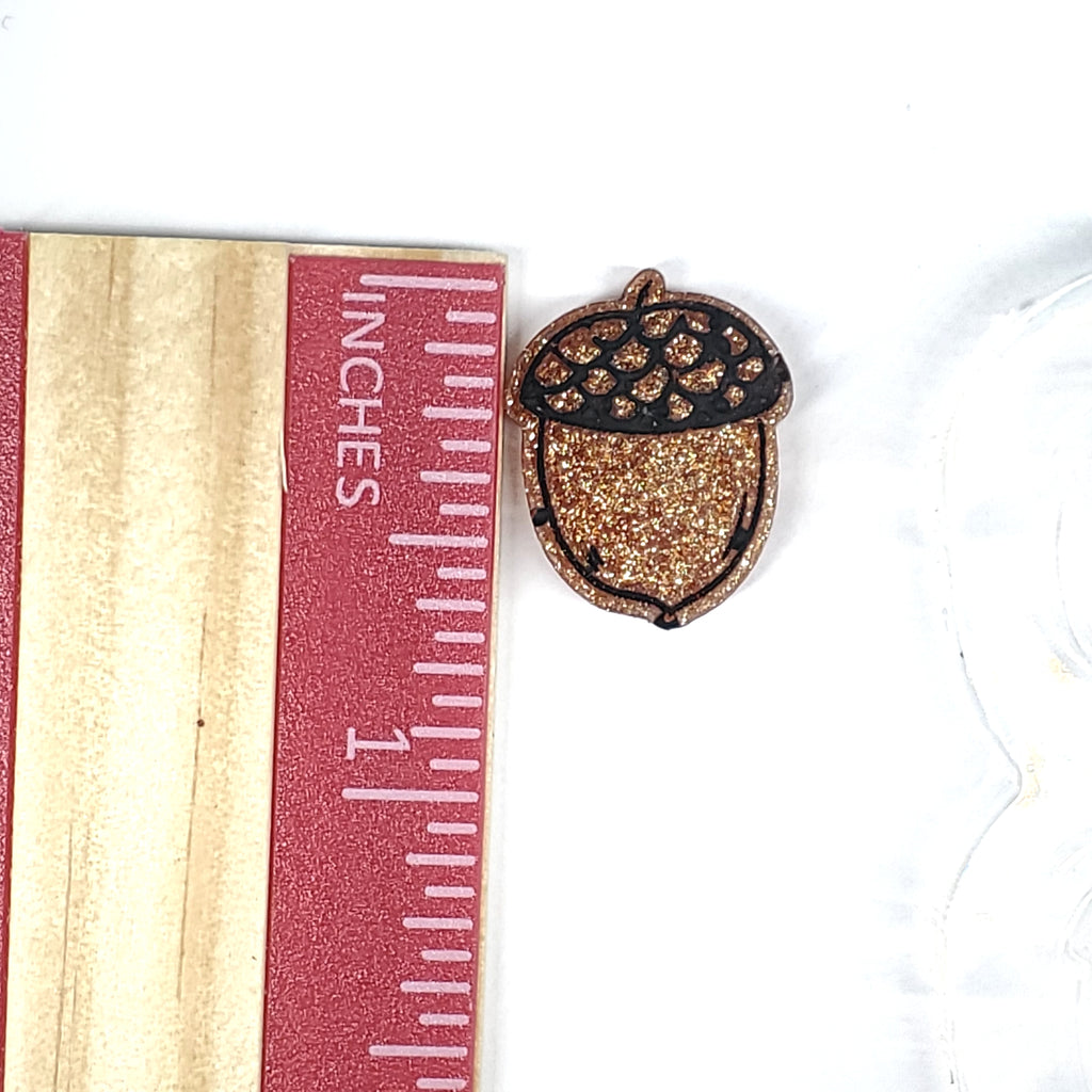 Cute Fall Acorns Stud Silicone Mold(A9)
