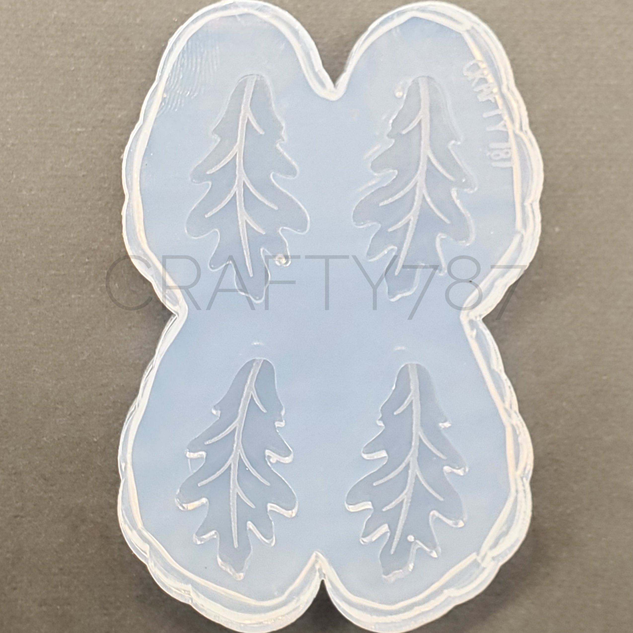 Fall Leaf Common Oak Stud Earring Silicone Mold(A9)