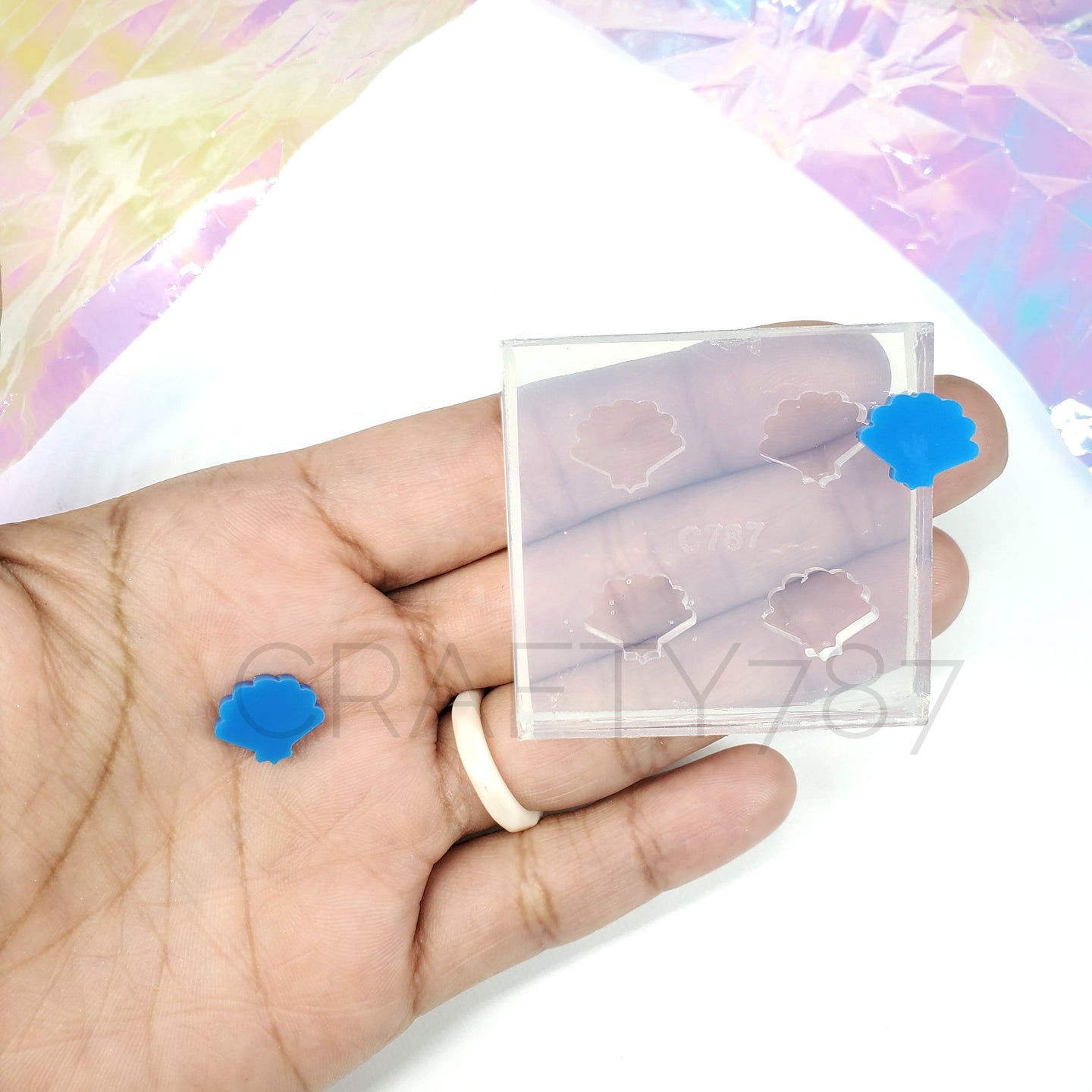 Mini Shell Stud Earring Silicone Mold(A5)