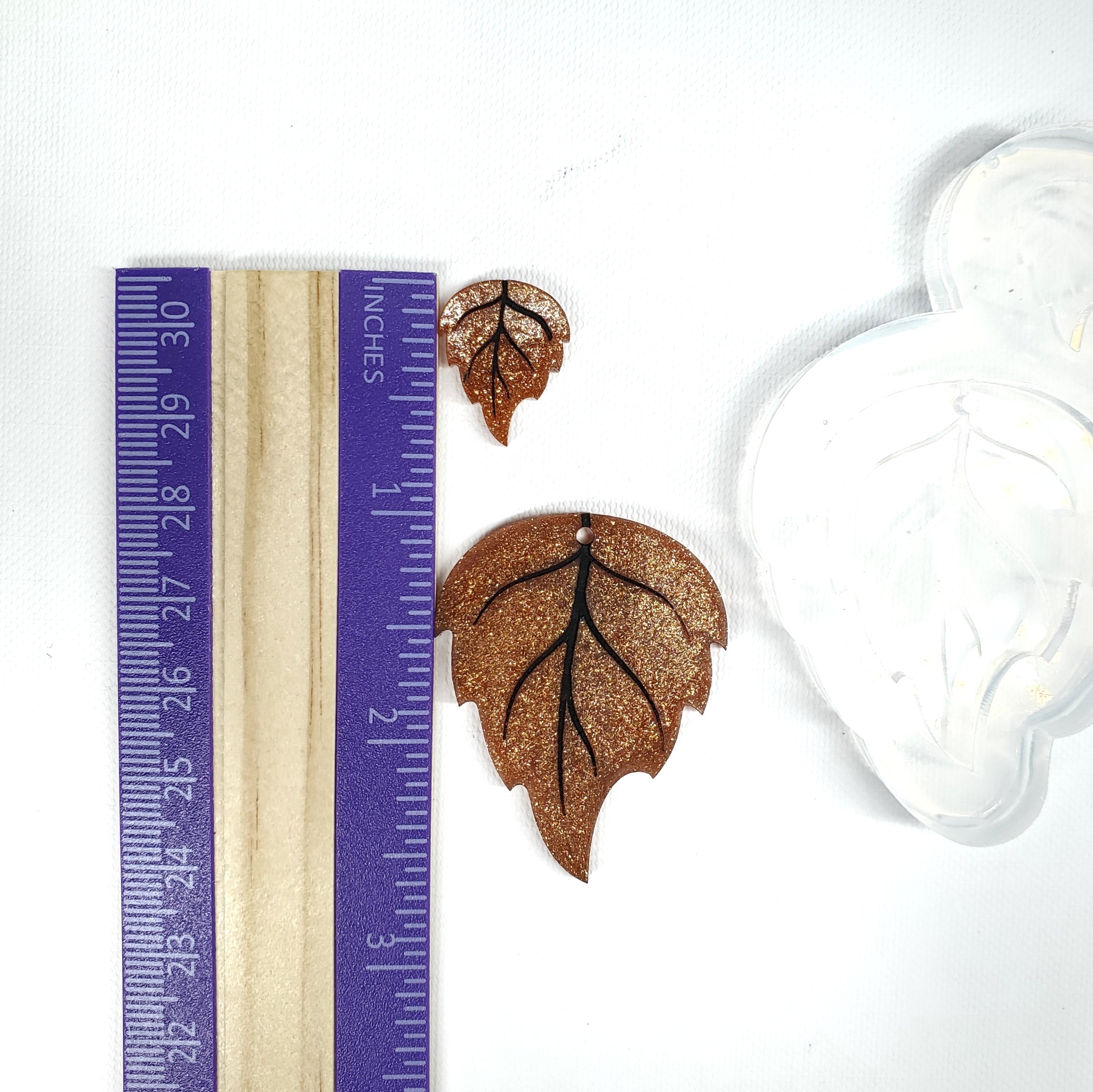 Leaf Dangle and Stud Earring Mold