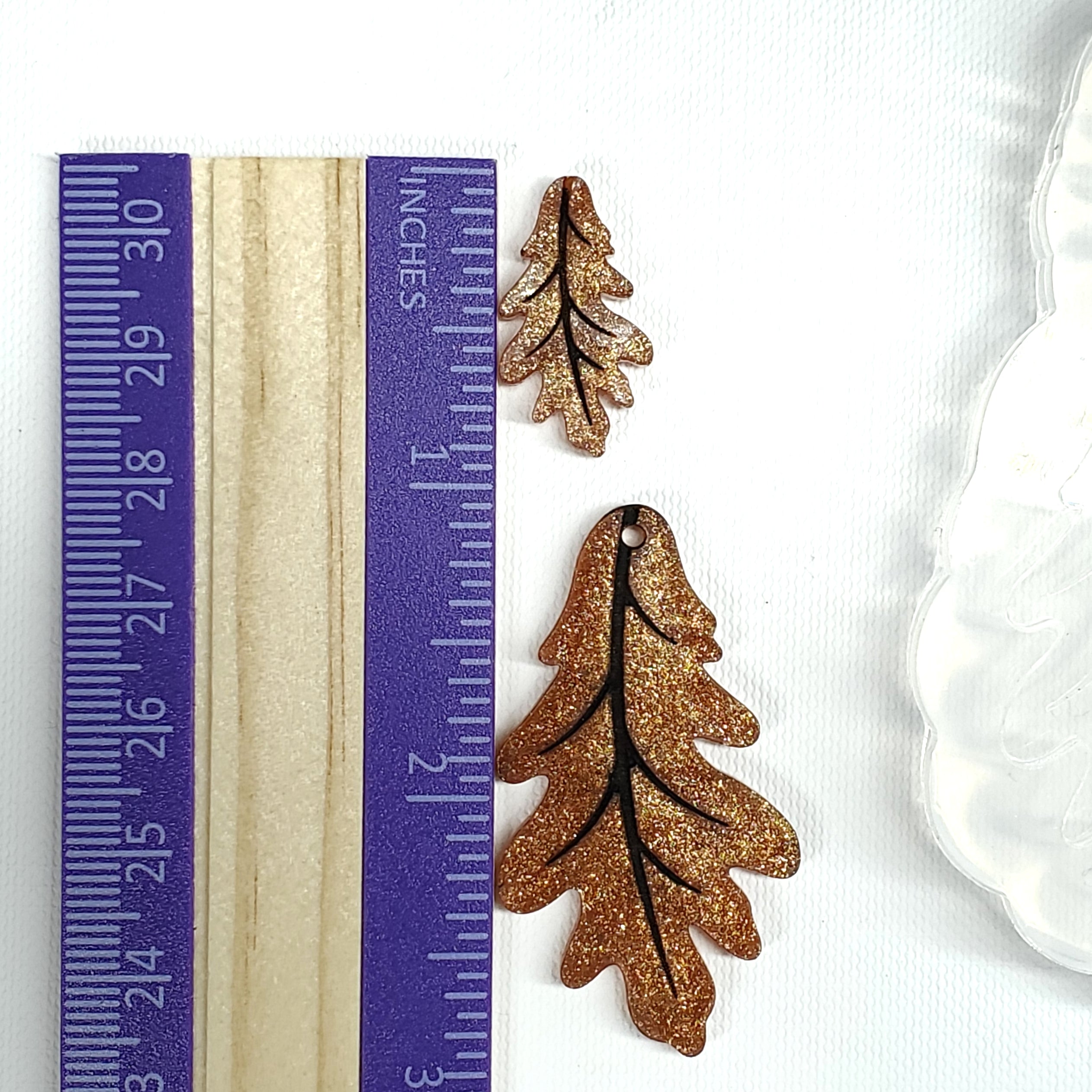 Oak Leaves Dangle & Studs Earring Mold (D1)