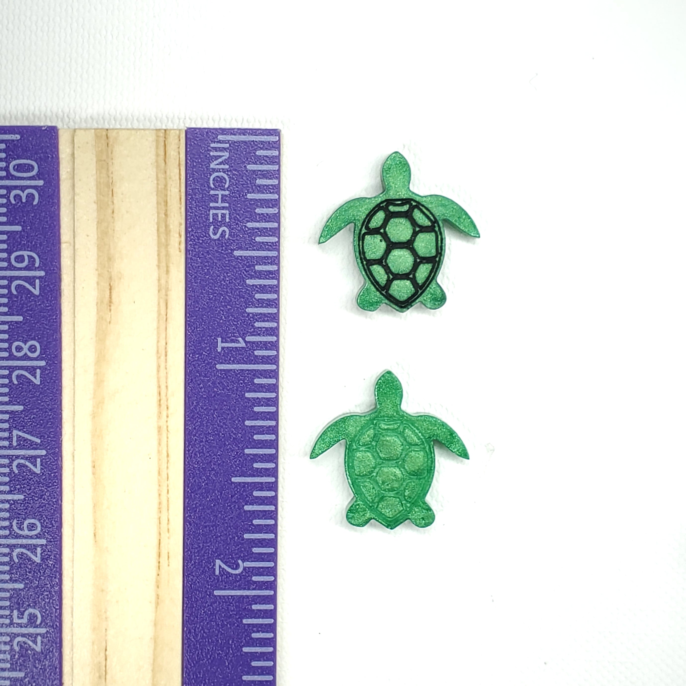 Turtle Studs Earring Mold [Detailed] (A9)
