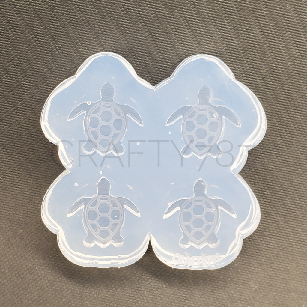 Turtle Studs Earring Mold [Detailed] (A9)