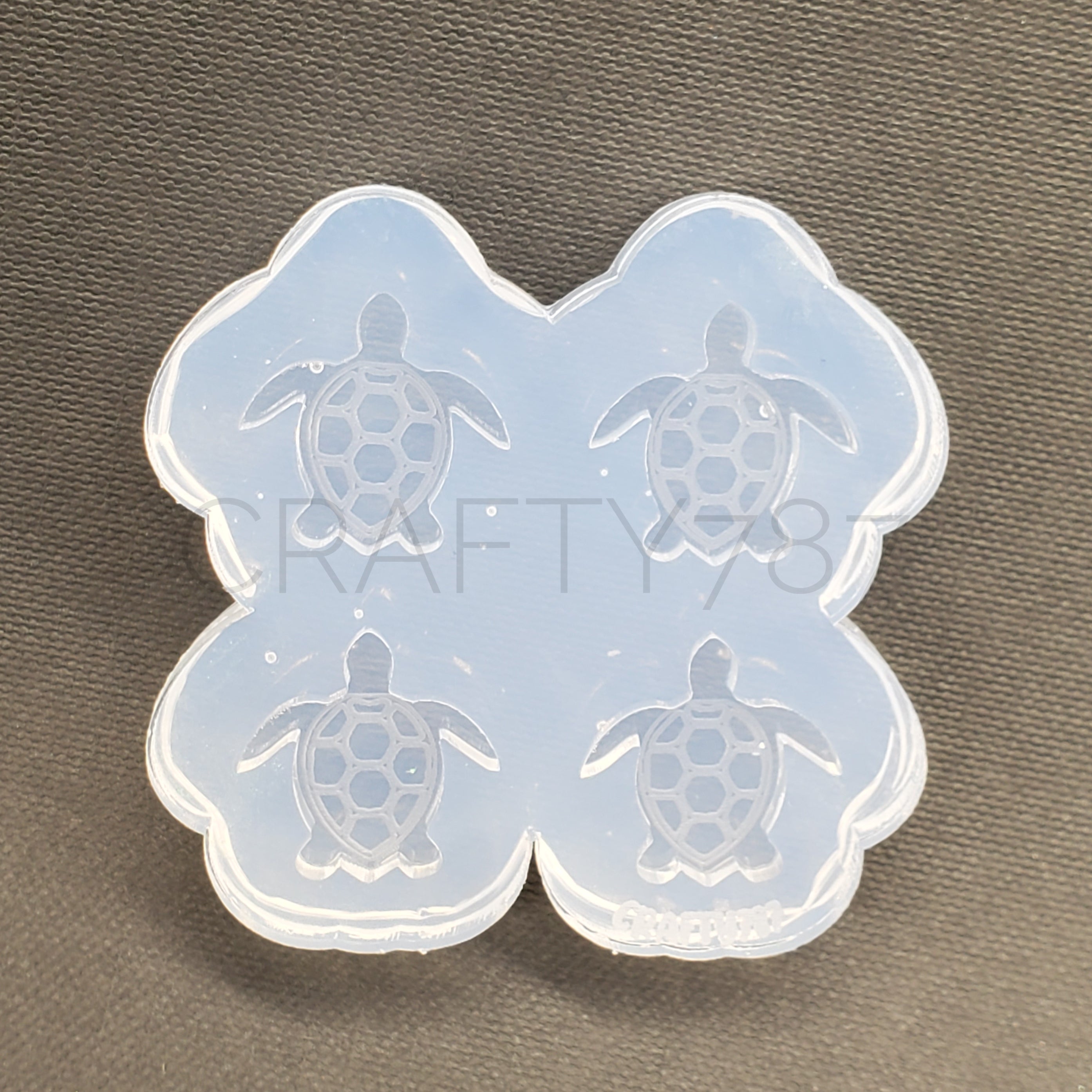 Turtle Studs Earring Mold [Detailed] (A9)