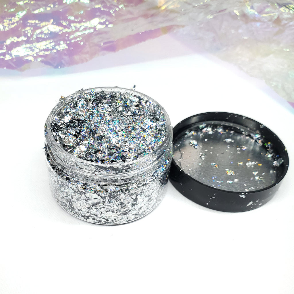 Silver Holographic Foil Flakes