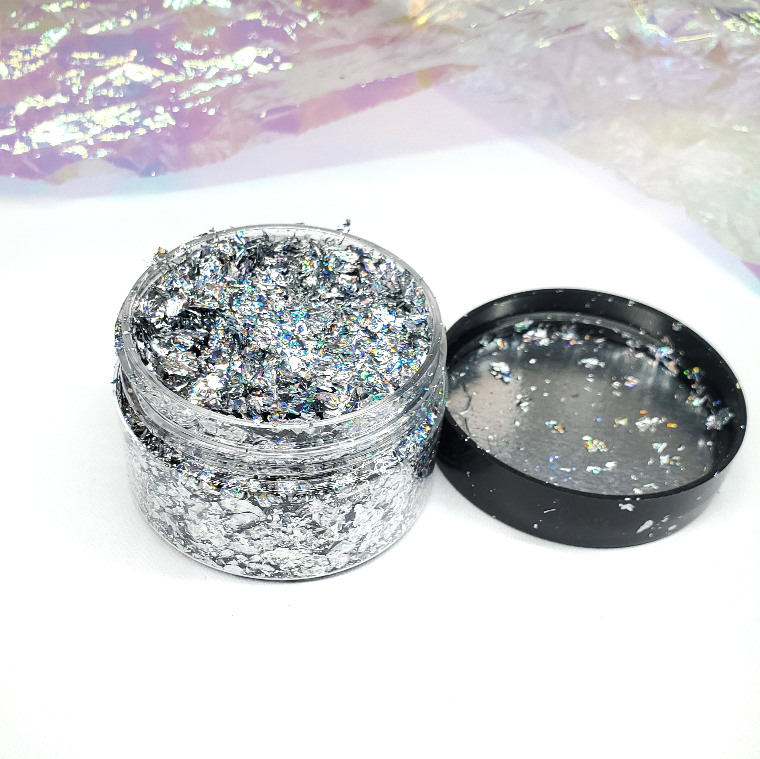 Silver Holographic Foil Flakes
