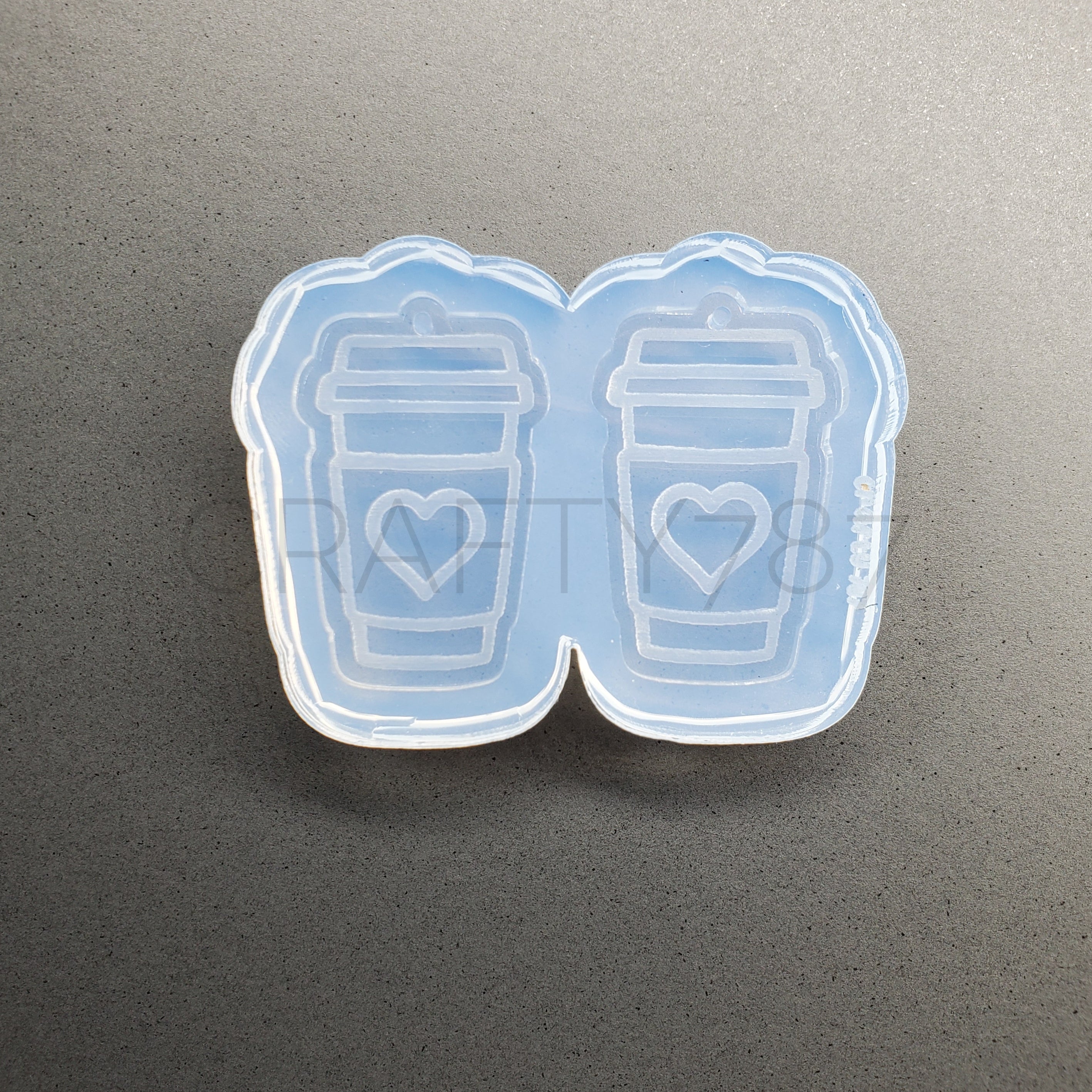 Hot Coffee Dangle Earring Mold(C1)