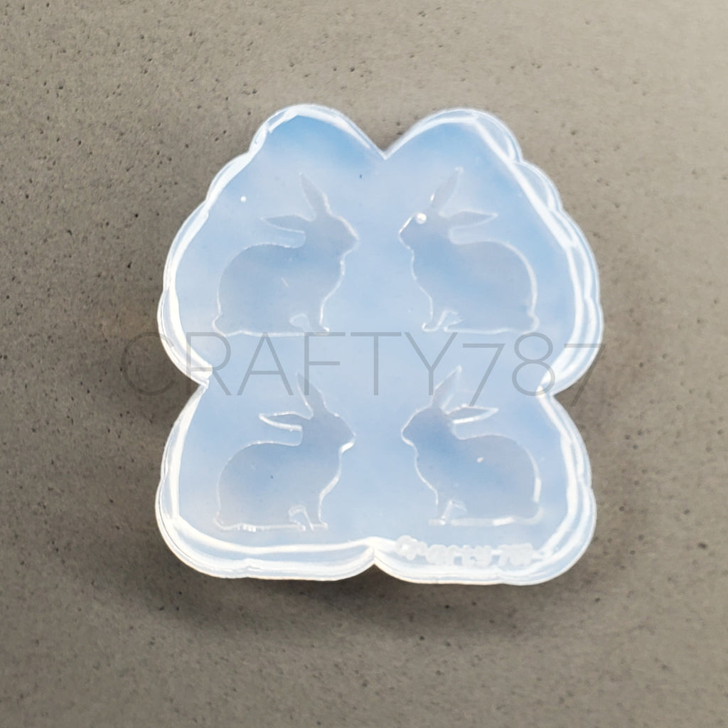 Bunny Studs Earring Silicone Mold(B11)