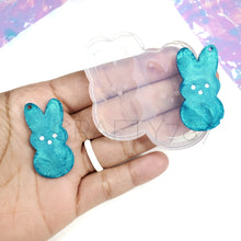 Load image into Gallery viewer, Peep Bunny Dangle Earring Mold (C12)
