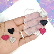 Load image into Gallery viewer, Heart Studs 3 Pairs Silicone Mold (A9)
