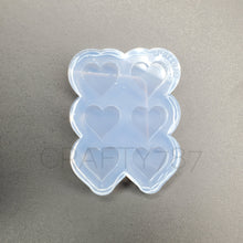 Load image into Gallery viewer, Heart Studs 3 Pairs Silicone Mold (A9)
