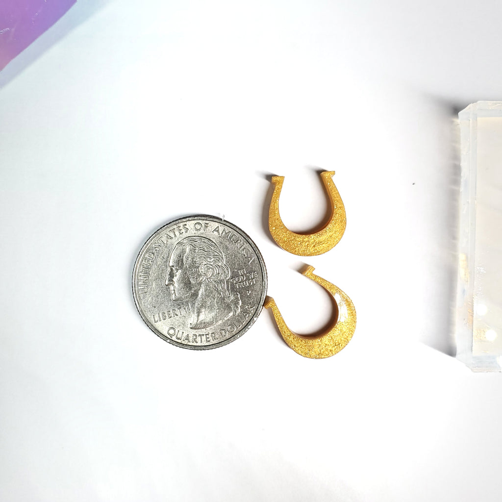 Horseshoe / Luckycharm Stud Earring Mold(A8)