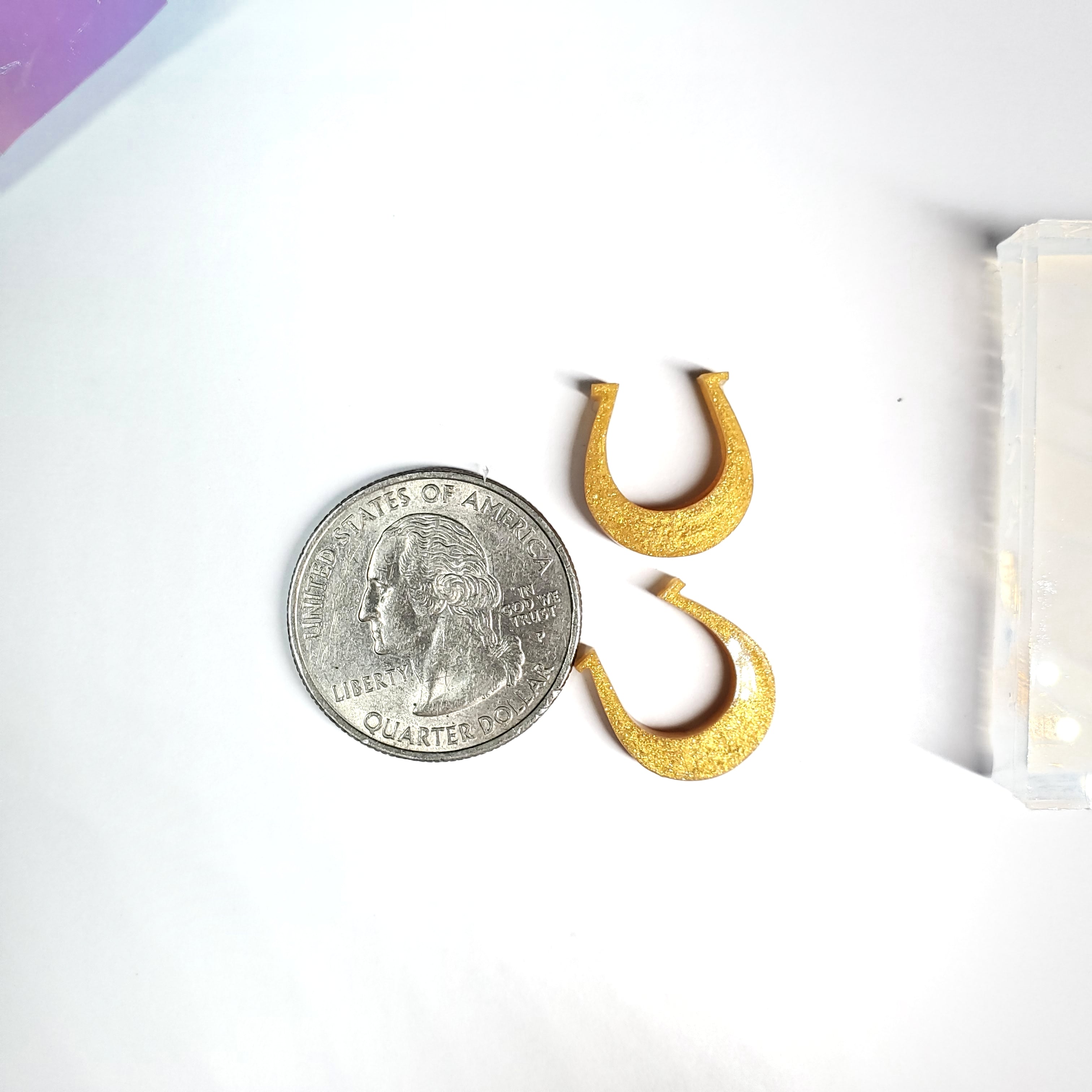 Horseshoe / Luckycharm Stud Earring Mold(A8)