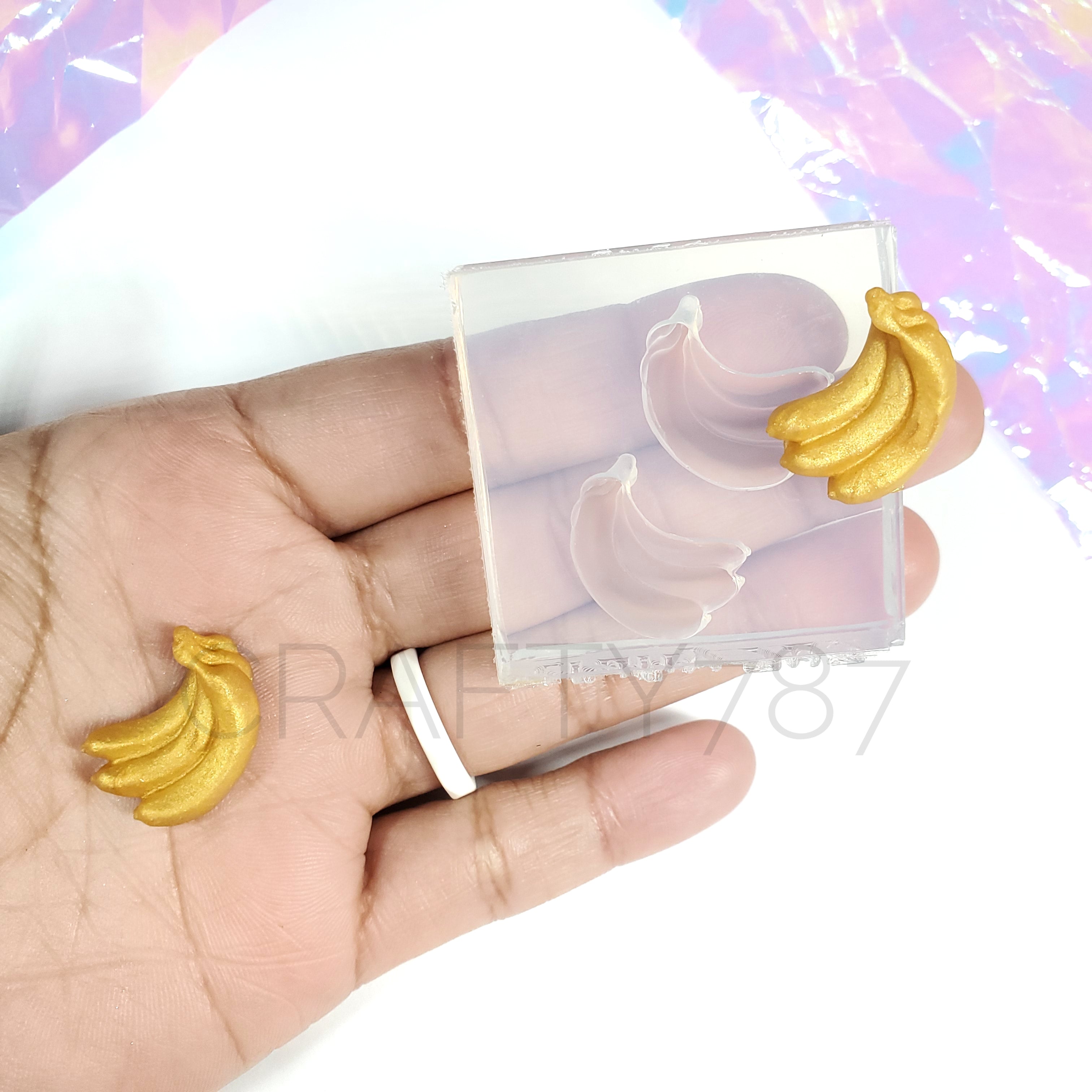 Bananas 2D Jewelry Silicone Mold (A8)