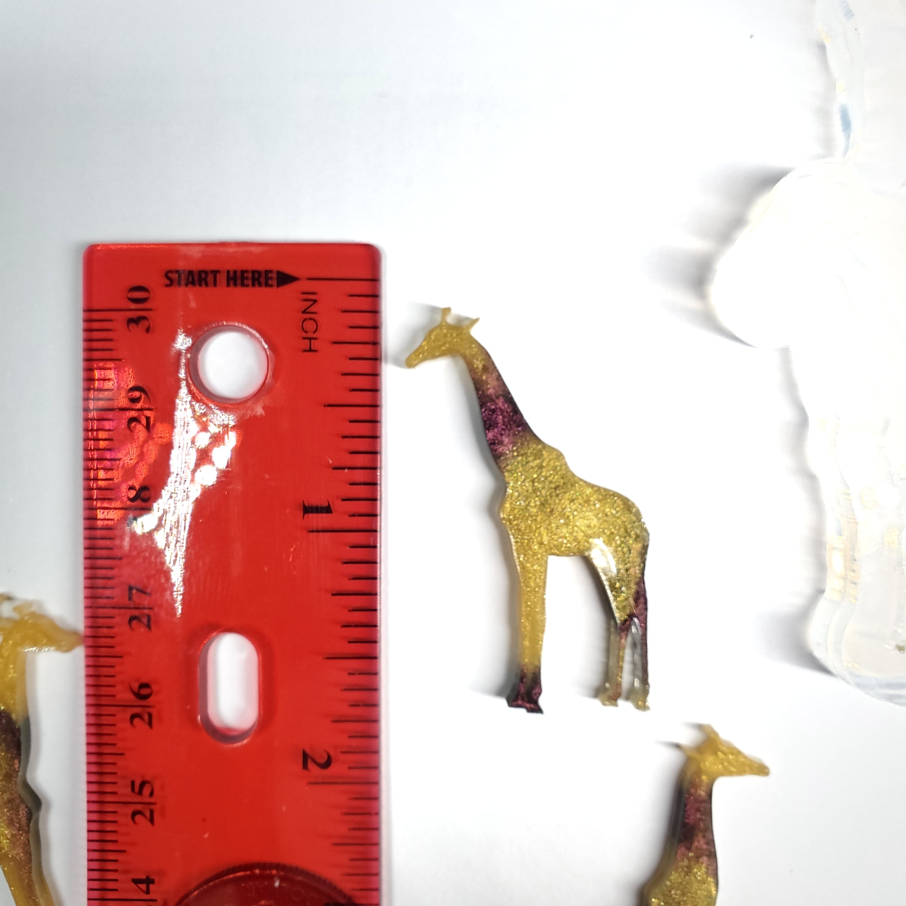 Giraffe / Jirafa Large Studs Earring Mold 2 Pairs (C11)