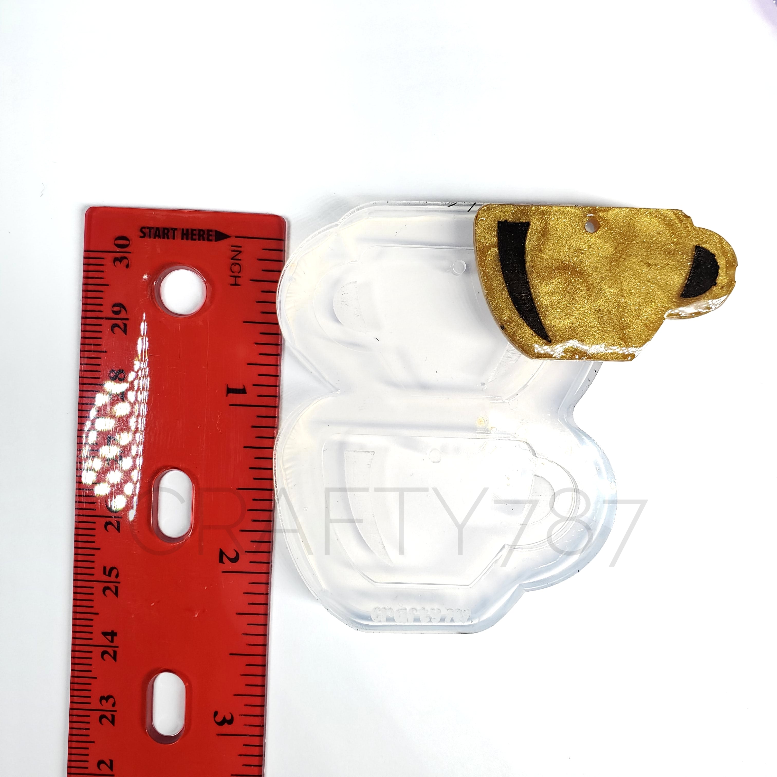 Coffee Cup/ Taza Café Dangle Mold 1.48in(C1)