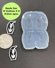 Load image into Gallery viewer, Penguin Studs Earring/Bits Silicone Mold (A13)
