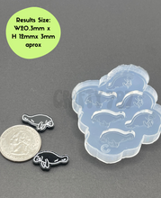 Load image into Gallery viewer, Manatee Earring/Bits Silicone Mold (A13)
