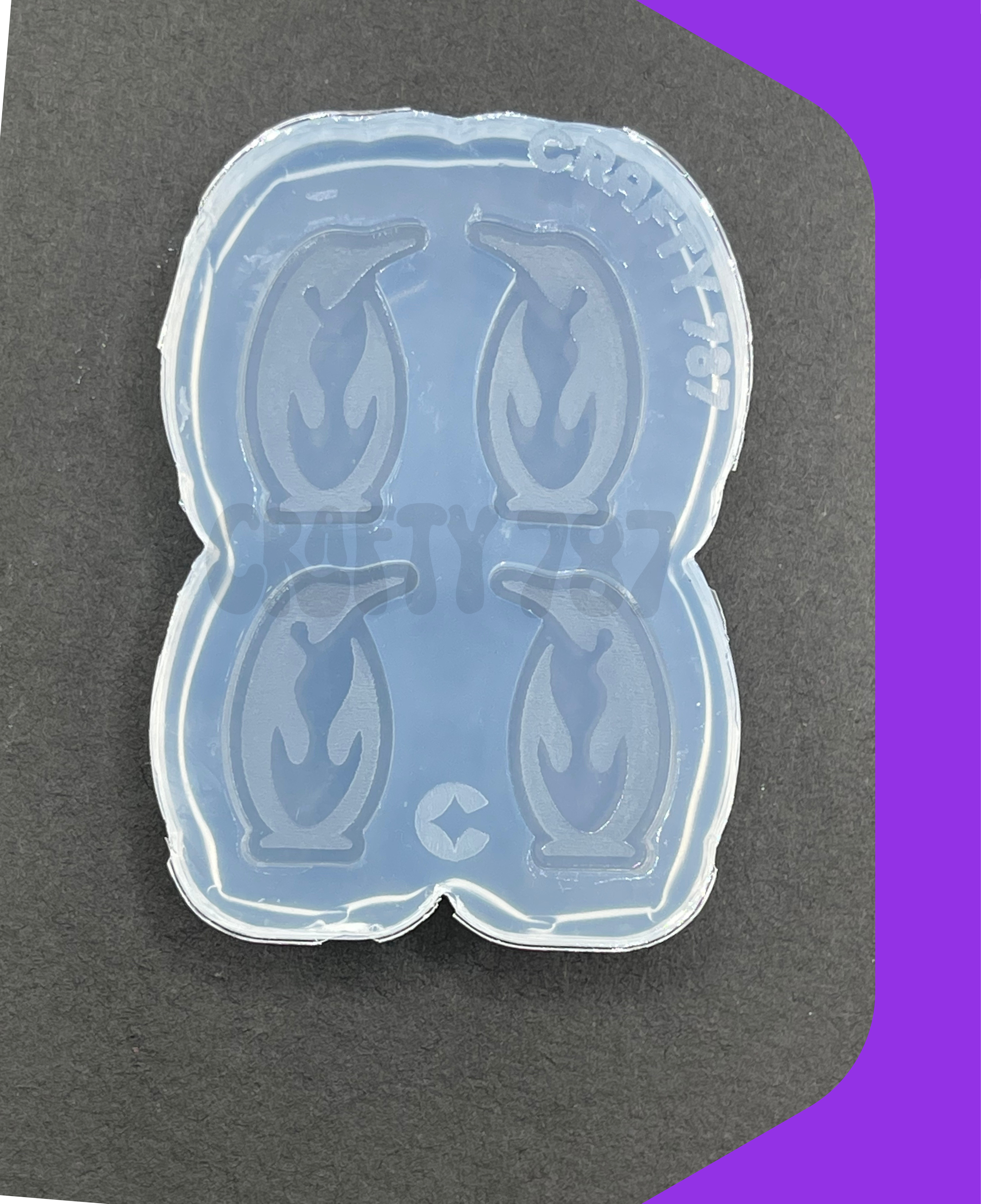 Penguin Studs Earring/Bits Silicone Mold (A13)