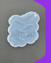 Load image into Gallery viewer, Manatee Earring/Bits Silicone Mold (A13)
