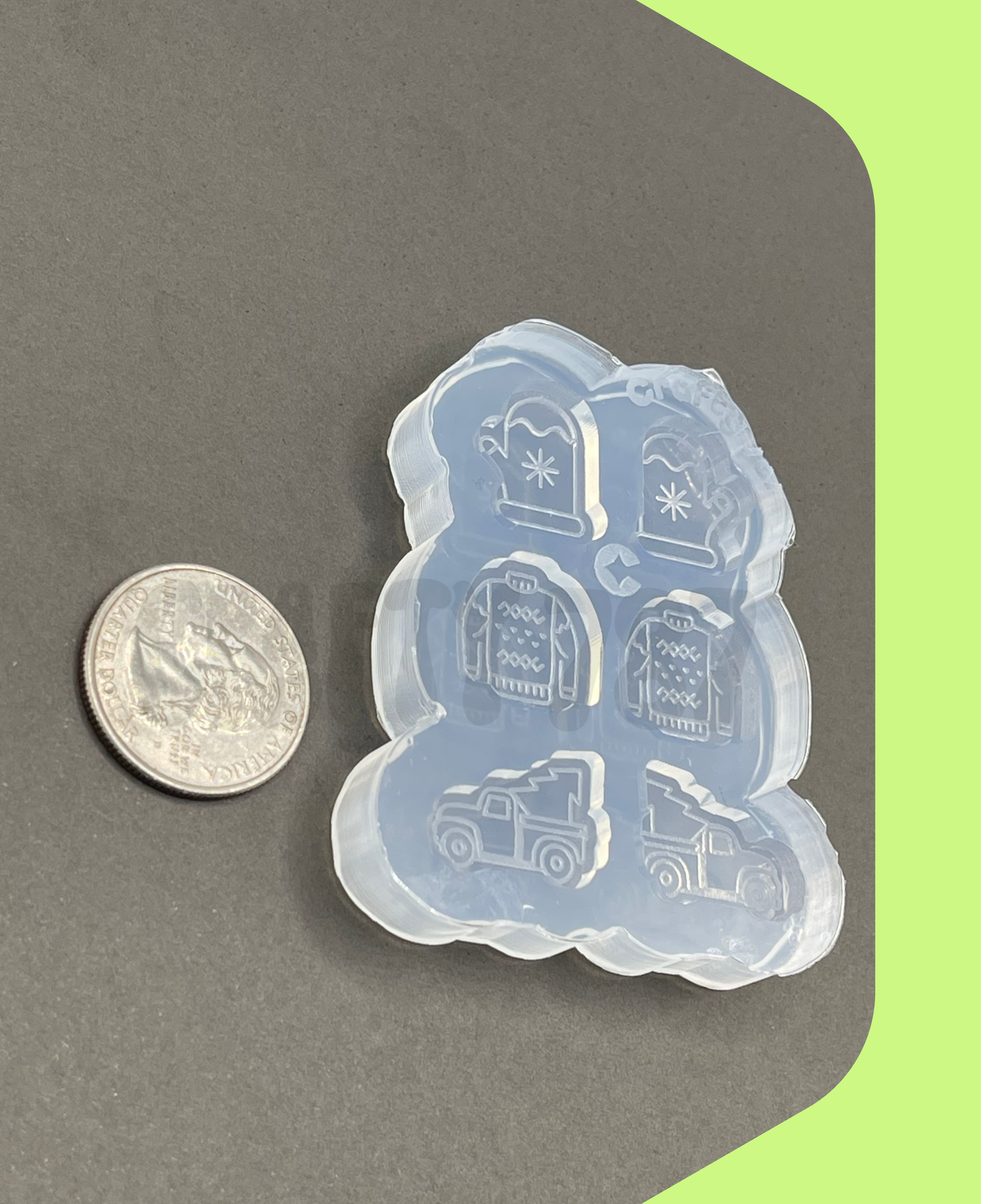 Christmas Variety Bits Silicone Mold 1 version (B14)