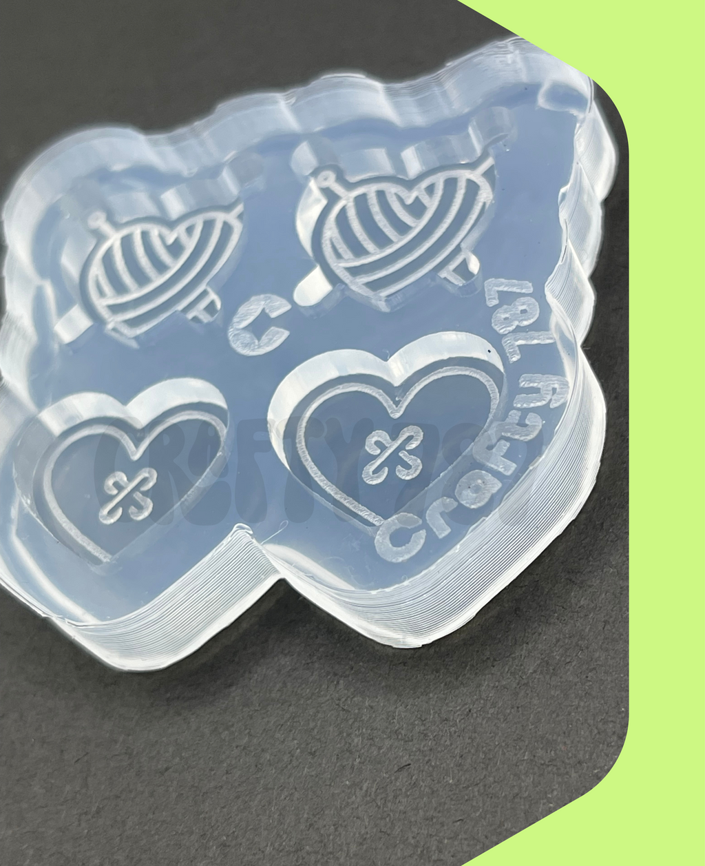 Knitting Crochet Earring/Bits Silicone Mold, Resin Mold & More(A13)