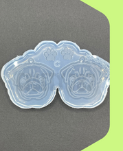 Load image into Gallery viewer, Pug Dog Dangle Earring/Keychain Silicone Mold(C13)
