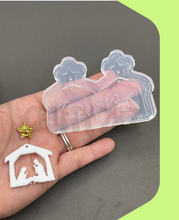 Load image into Gallery viewer, Nativity Dangle Earring Silicone Mold (C14)
