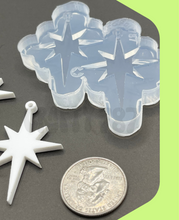 Load image into Gallery viewer, Christmas Star Dangle Earring Silicone Mold (C15)
