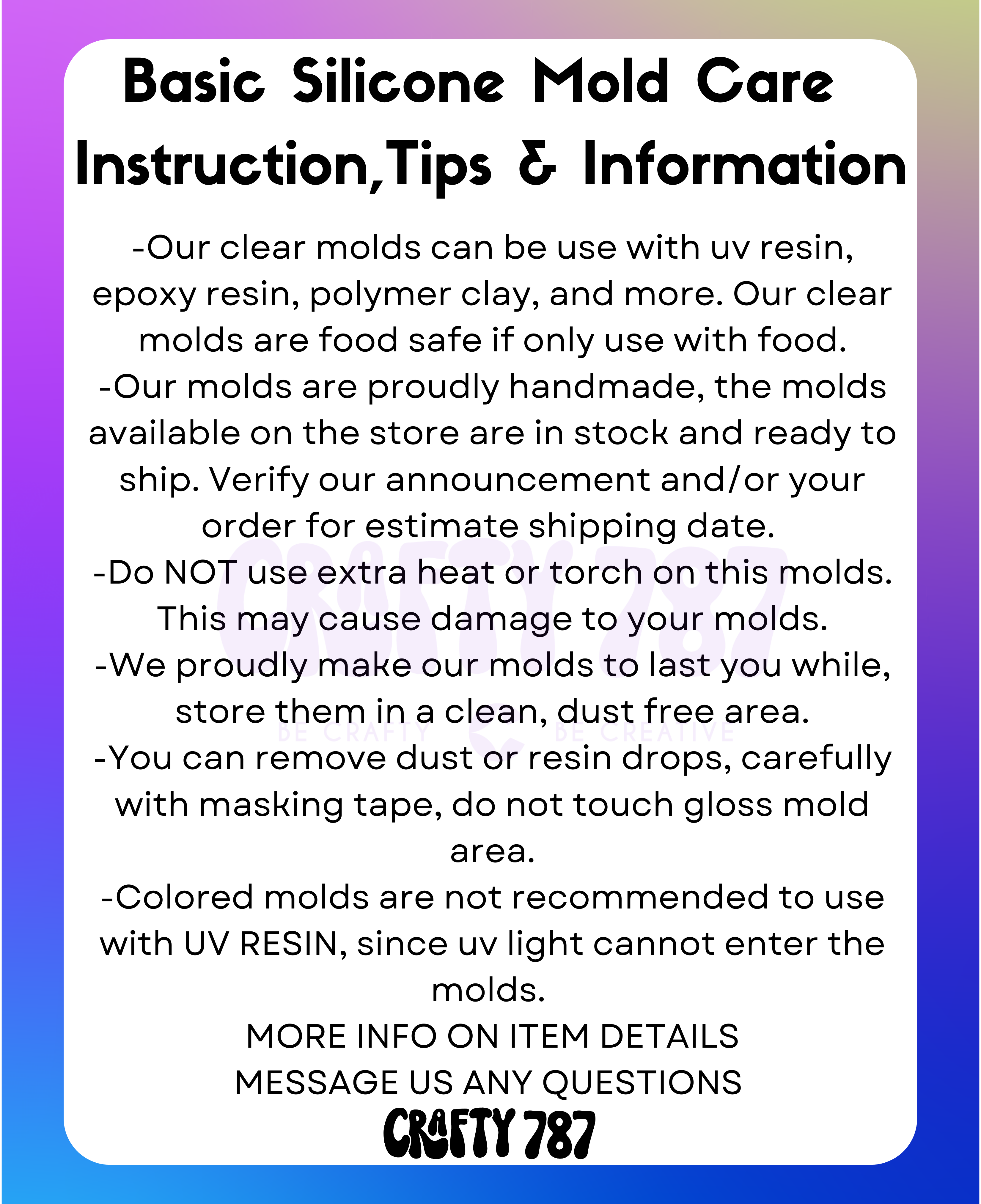 Knitting Crochet Earring/Bits Silicone Mold, Resin Mold & More(A13)