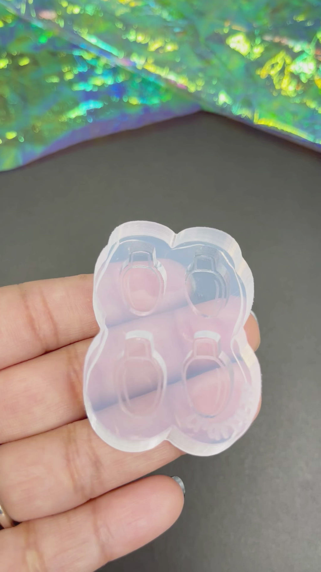 Bulb Stud Christmas Earring Mold(B9)