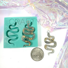 Load image into Gallery viewer, Snake Earring Silicone Mold (C10)
