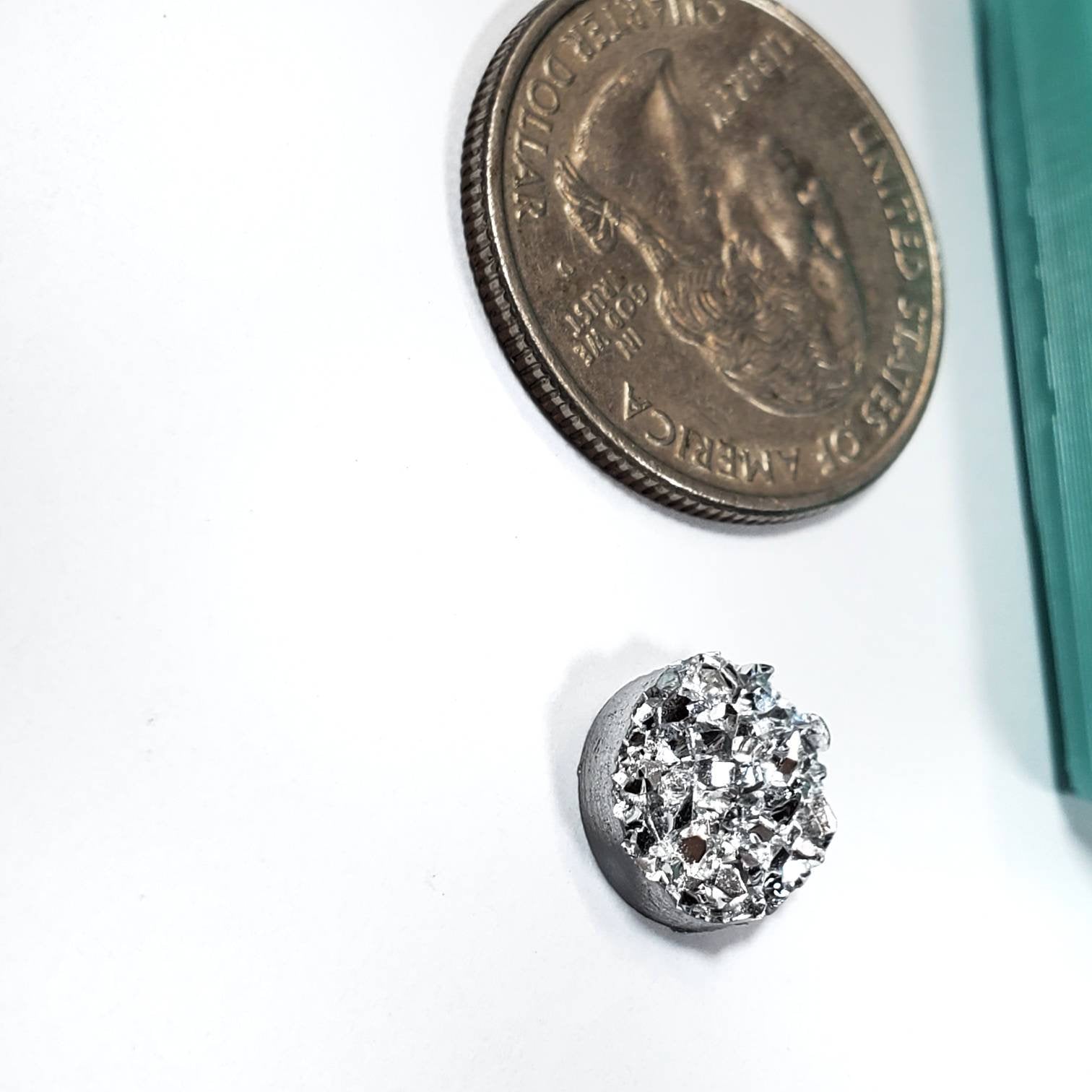 Druzy Circle Chunky Earring Silicone Mold 10MM
