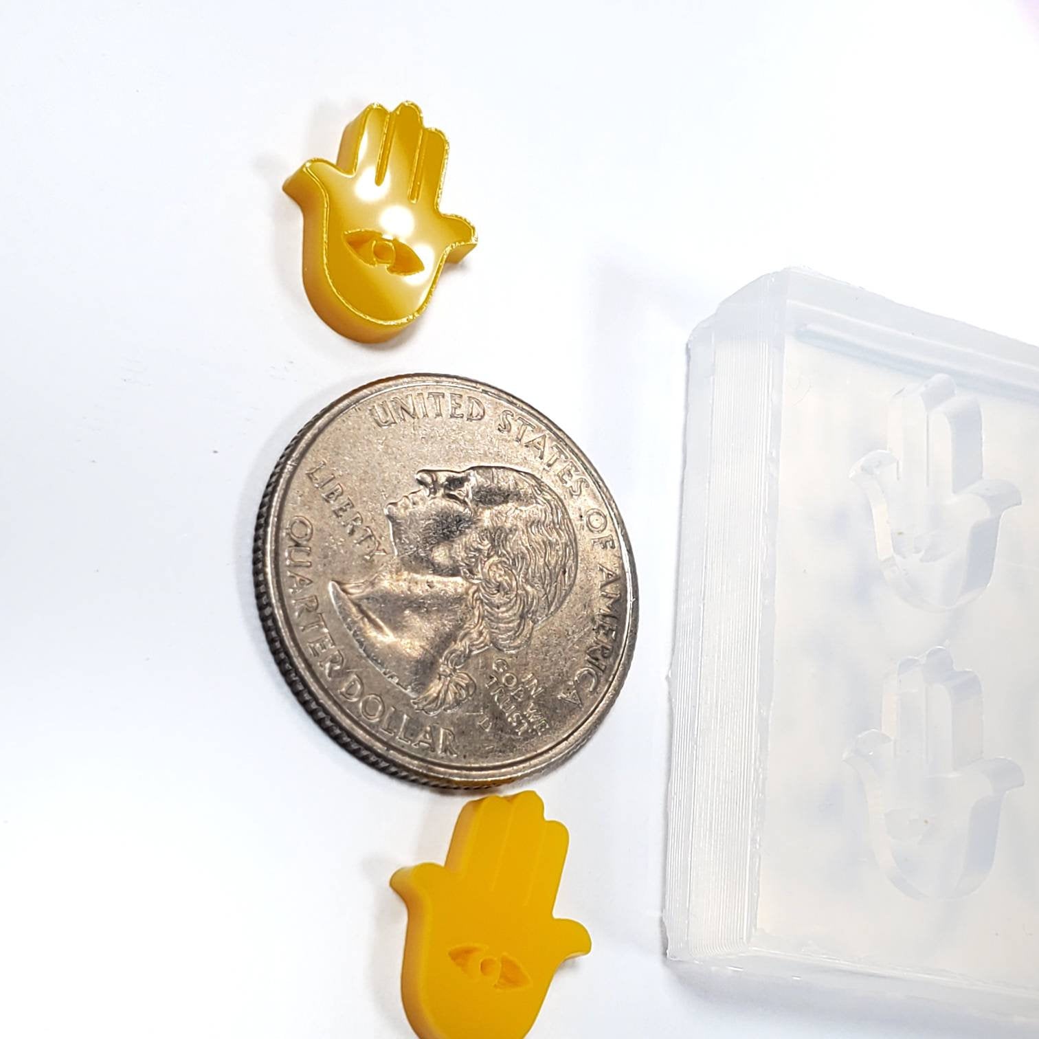 Hamsa Hand Earring Silicone Mold(A12)