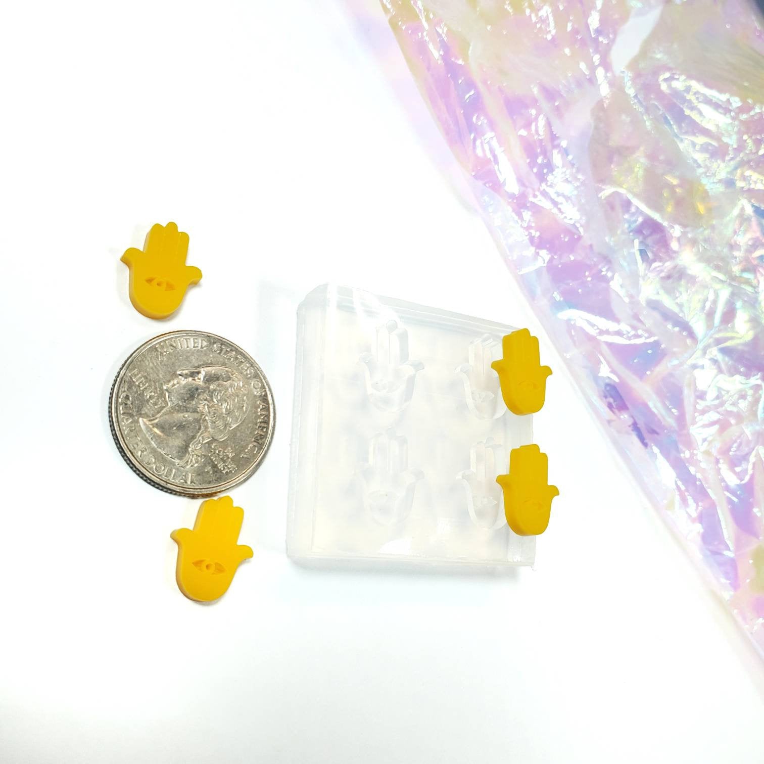 Hamsa Hand Earring Silicone Mold(A12)