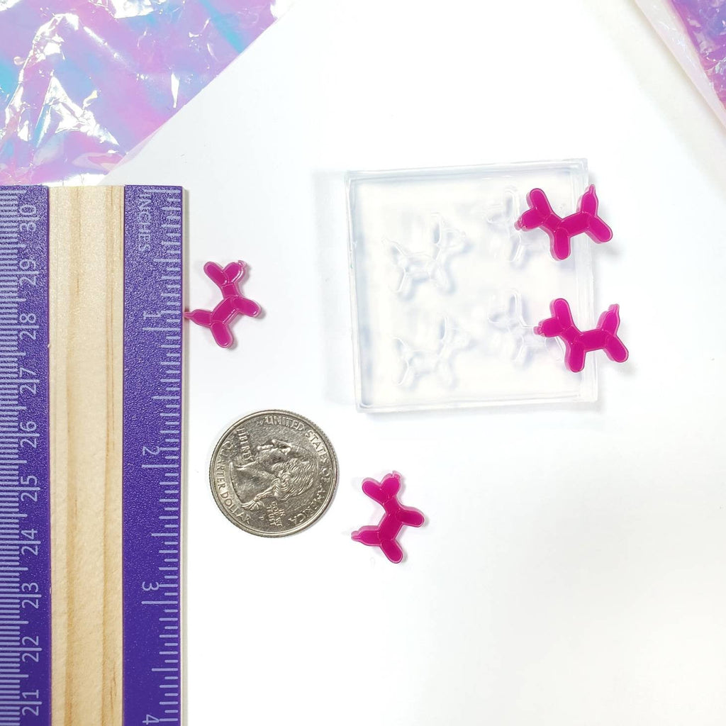 Balloon Dog Stud Earring Silicone Mold(A12)