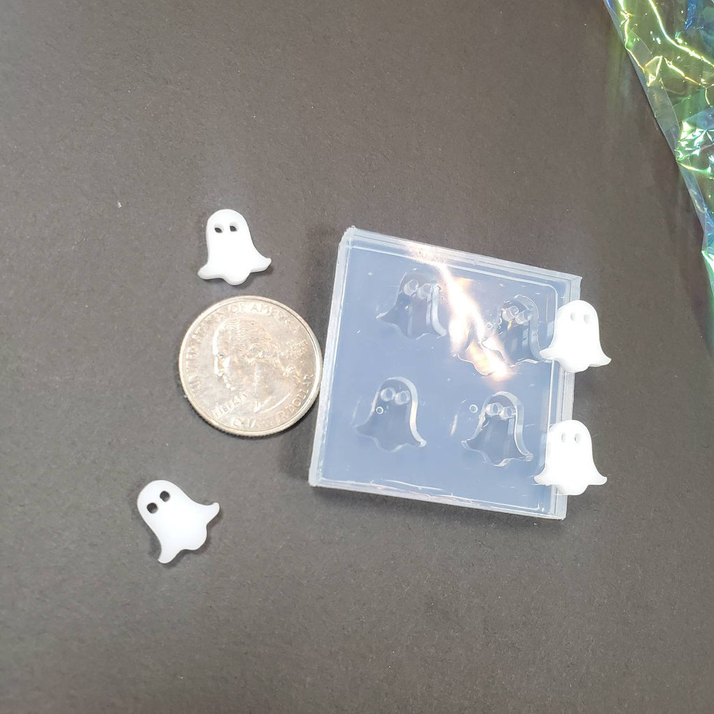 Cute Ghost Stud Earring Silicone Mold(A11)