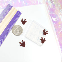 Load image into Gallery viewer, Reindeer Stud Earrings Silicone Mold(A5)
