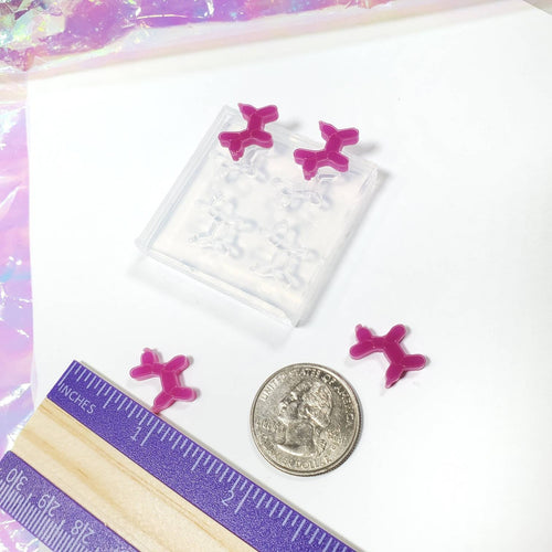 Balloon Dog Stud Earring Silicone Mold(A12)
