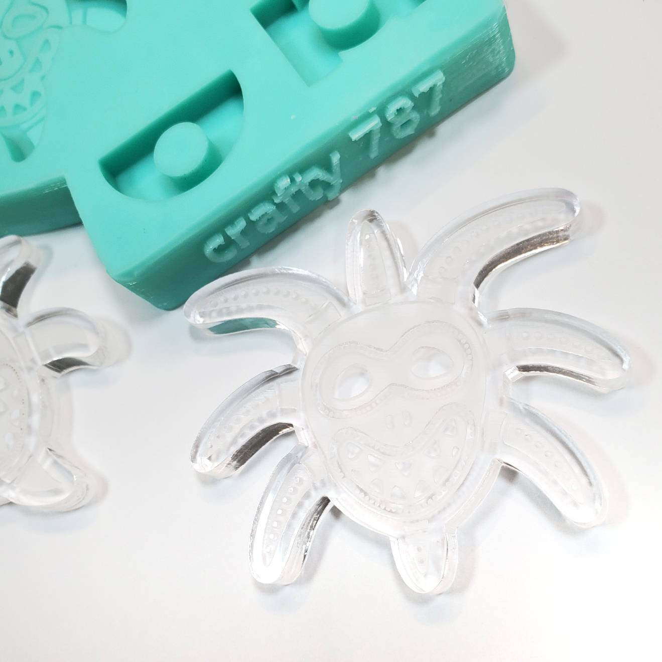 Vejigantes Silicone Mold Straw Topper | Keychain | Magnet (D11)