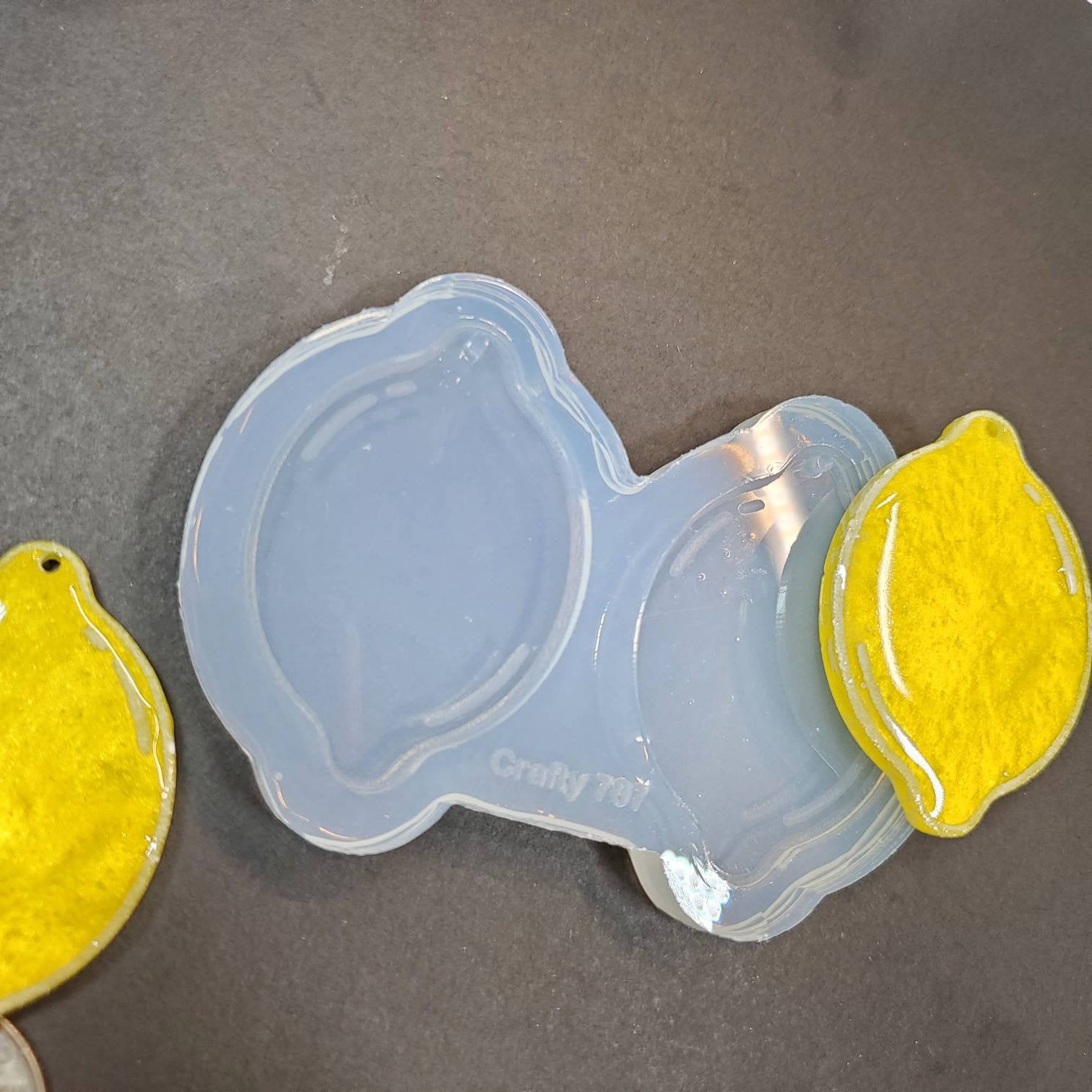 Lime Lemon Dangle Earring Silicone Mold (D3)
