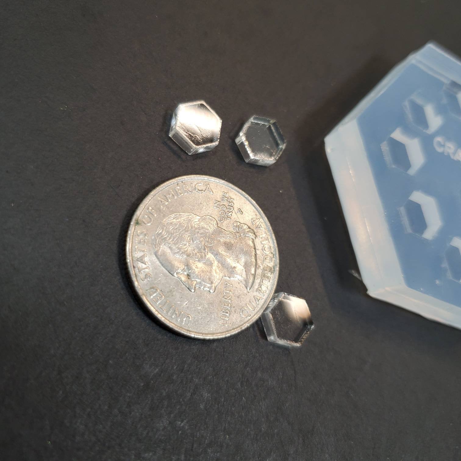 Mini Hexagons Silicone Mold(B8)