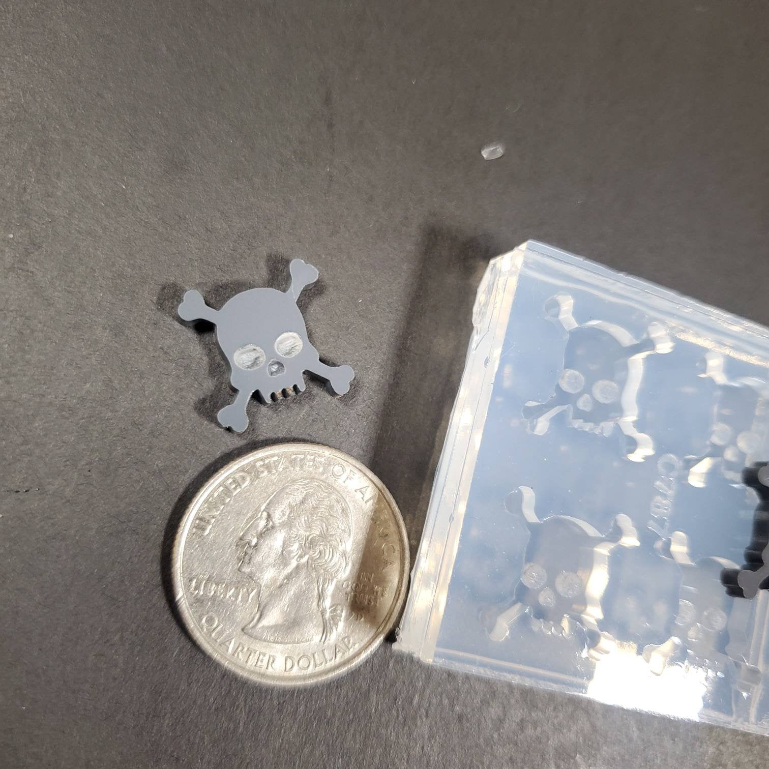 Skull & Cross Bones Stud Earring Silicone Mold | Earring Mold | Resin Jewelry  Mold (A6)