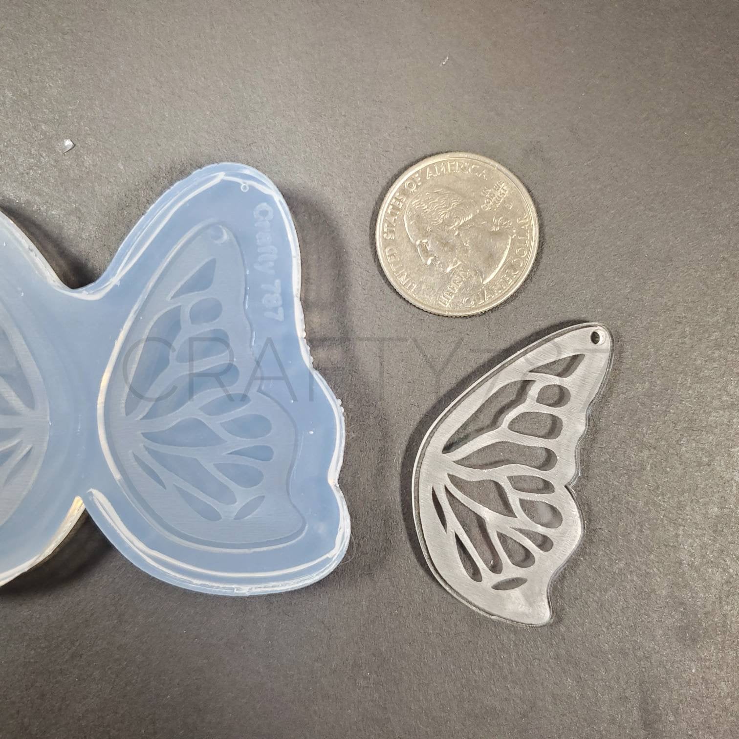 Butterfly Dangle Earring Silicone Mold (C12)