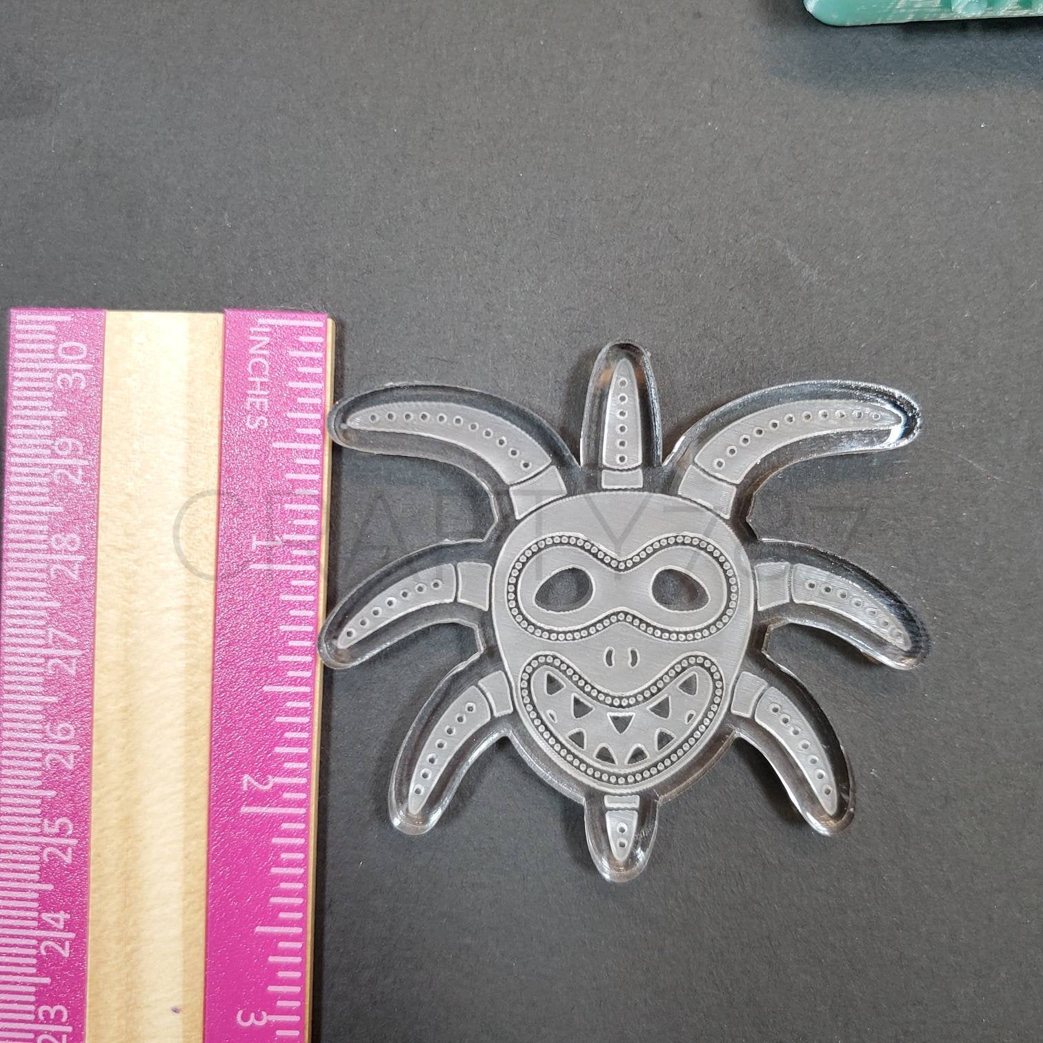 Vejigantes Silicone Mold Straw Topper | Keychain | Magnet (D11)