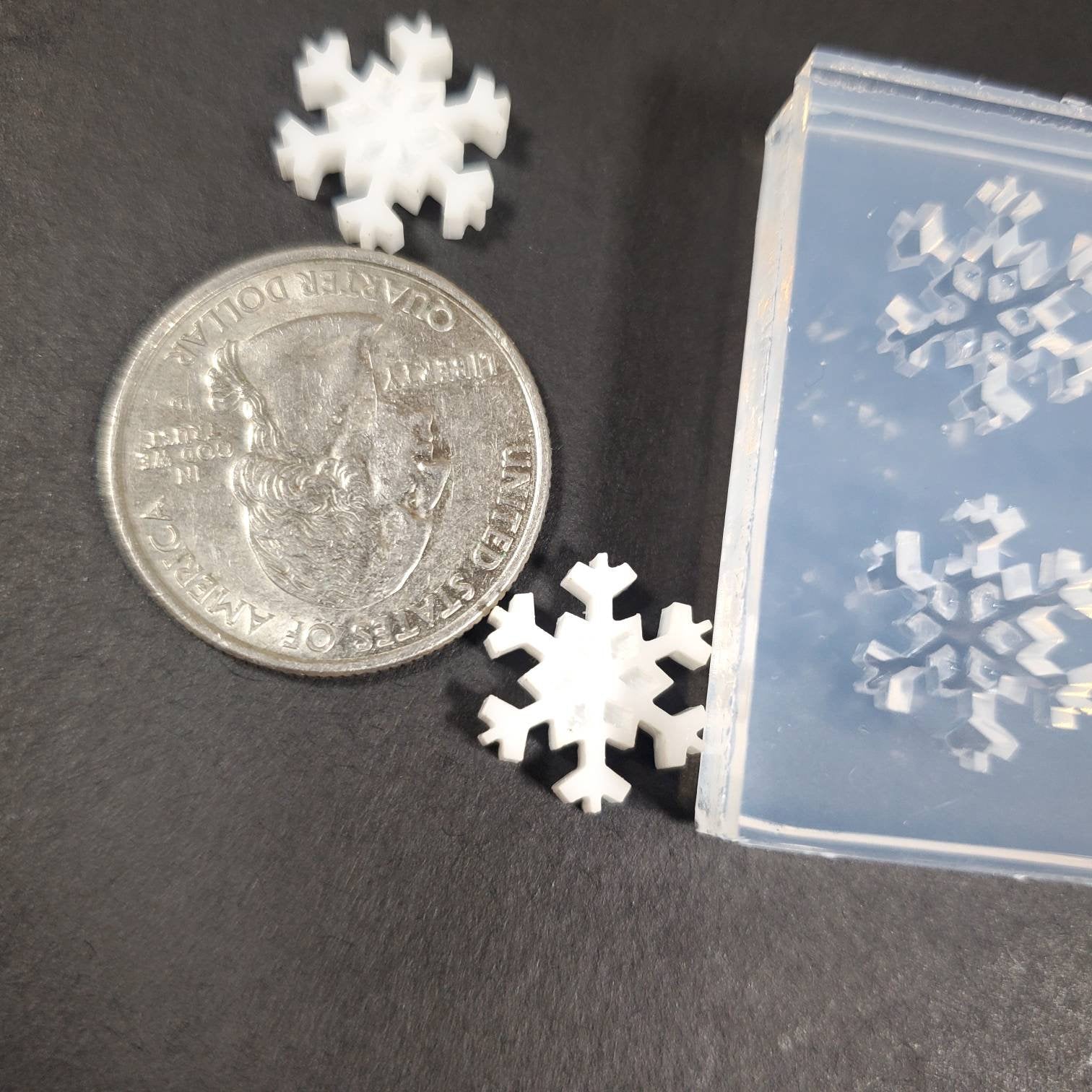 Snowflake Stud Earring Silicone Mold (A5)