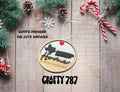 Personalize Christmas Ornament, Distance Ornament