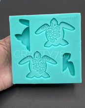 Load image into Gallery viewer, Mandala Turtle Straw Topper Mold
