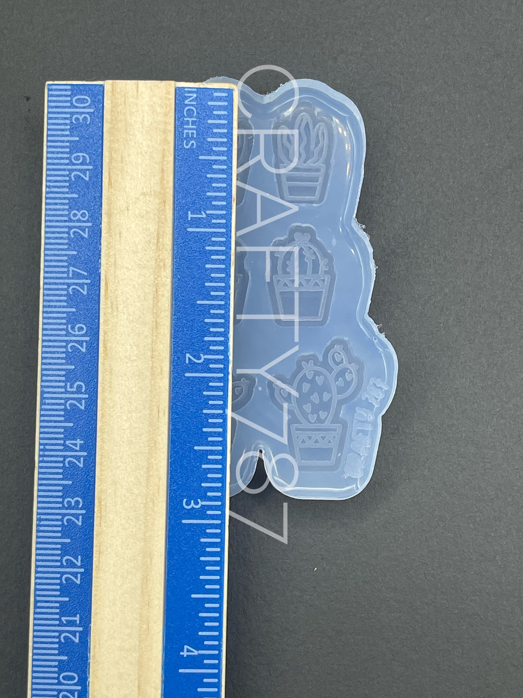 Cactus Variety Stud Earring Silicone Mold (A2)