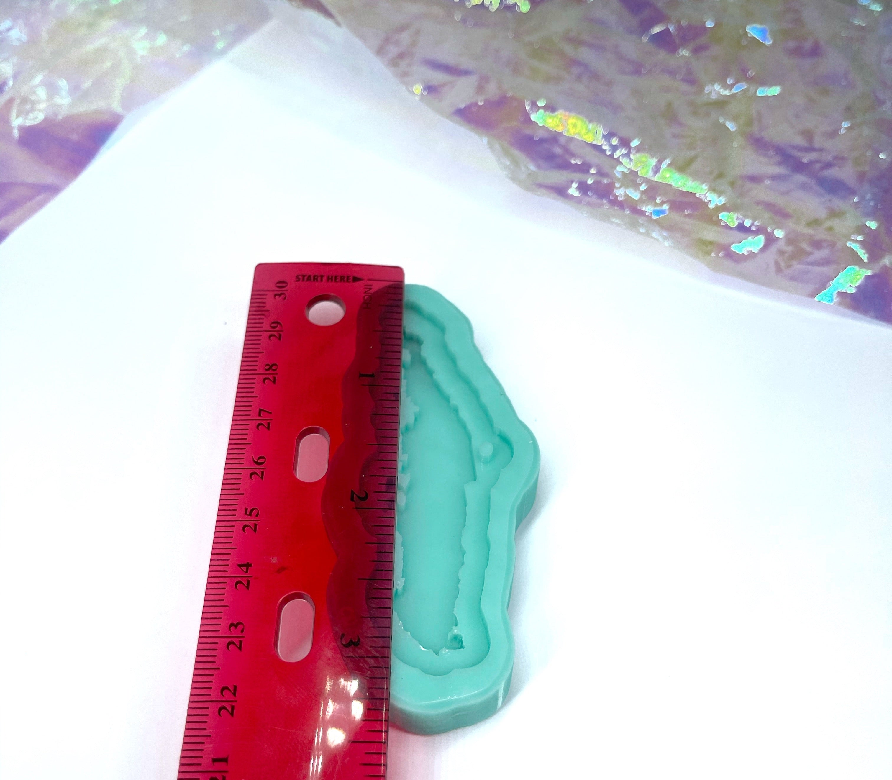Vieques Shape Keychain/Llavero Silicone Mold